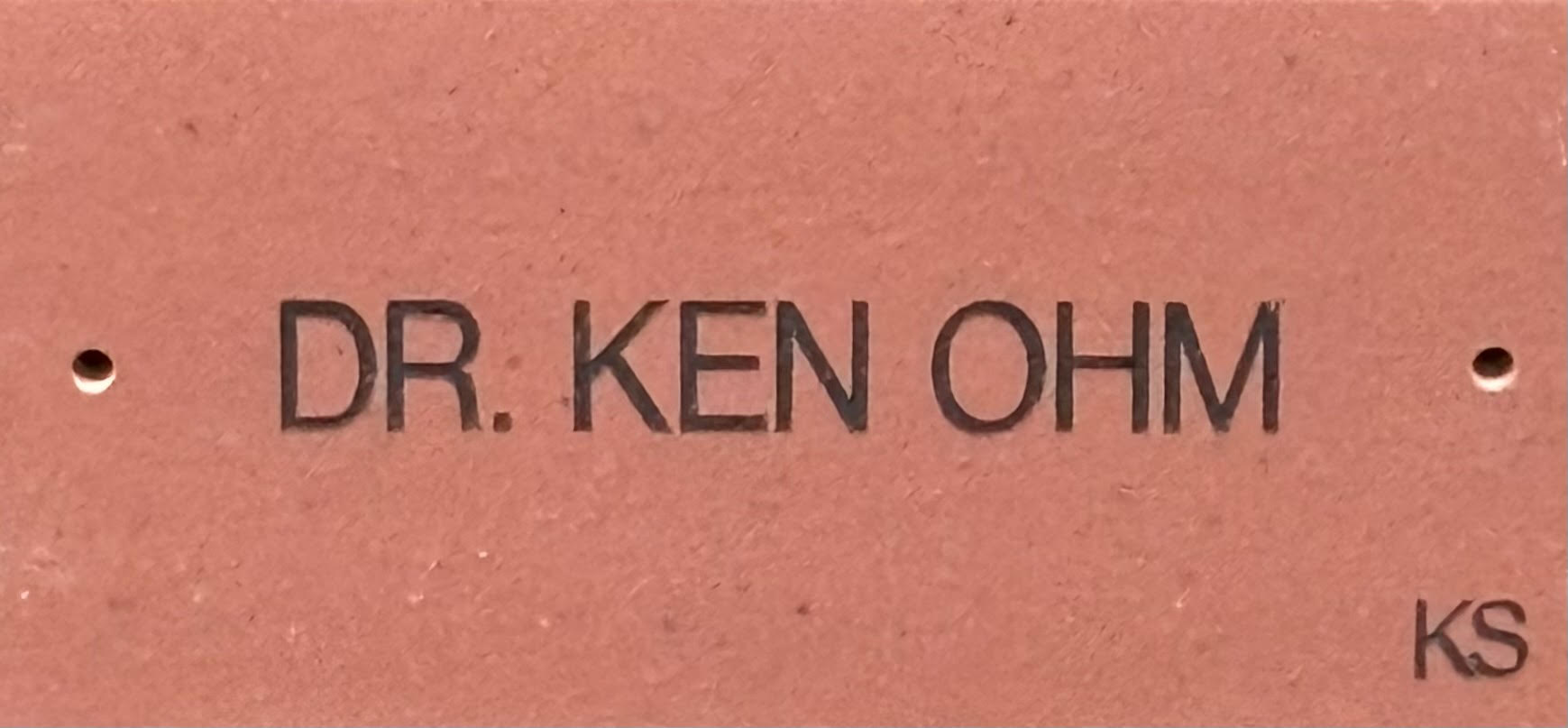 Dr. Ken Ohm