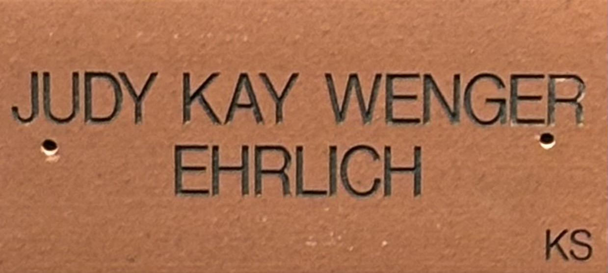 Judy Kay Wenger Ehrlich
