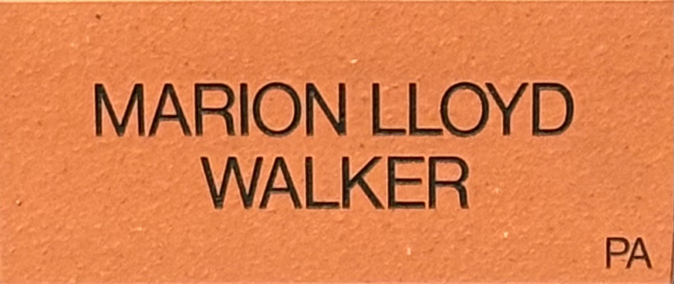Marion Lloyd Walker