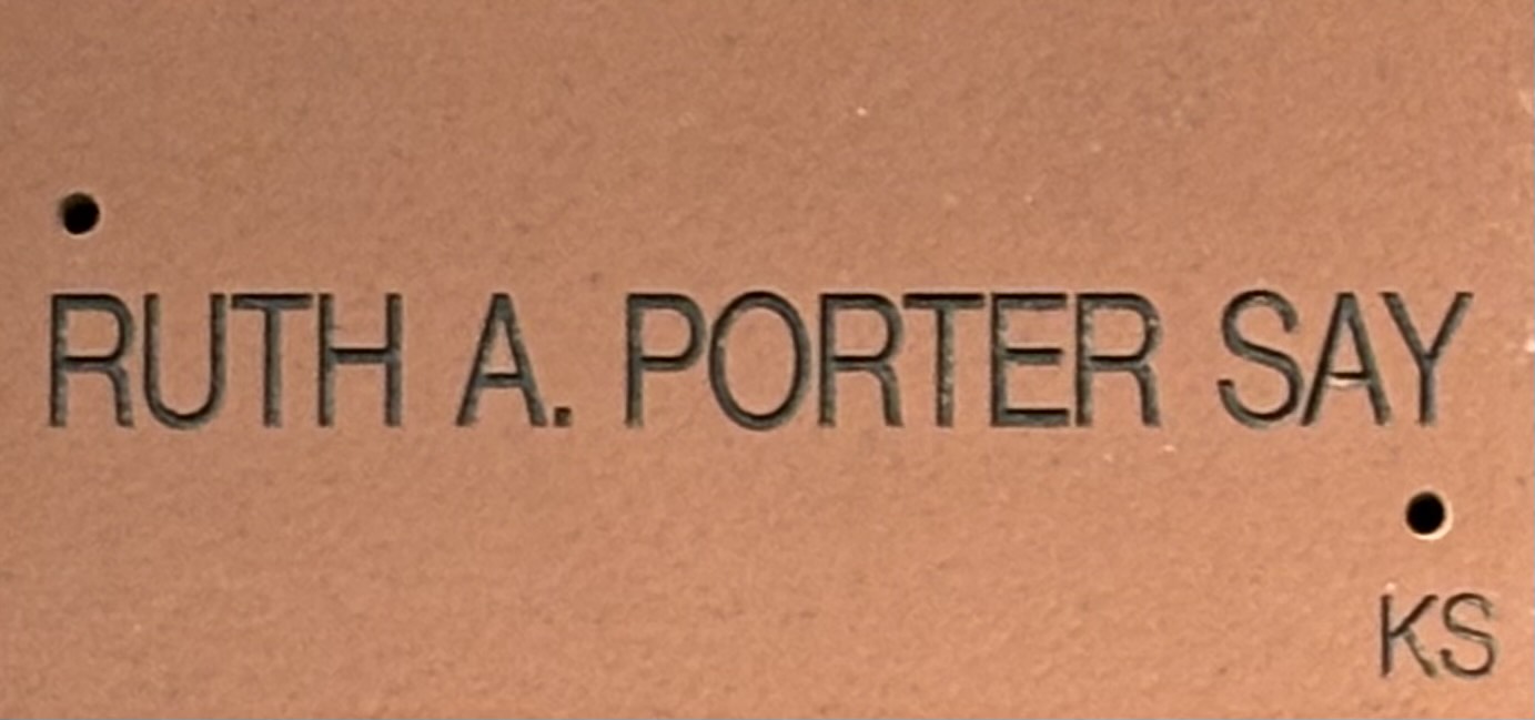 Ruth A. Porter Say