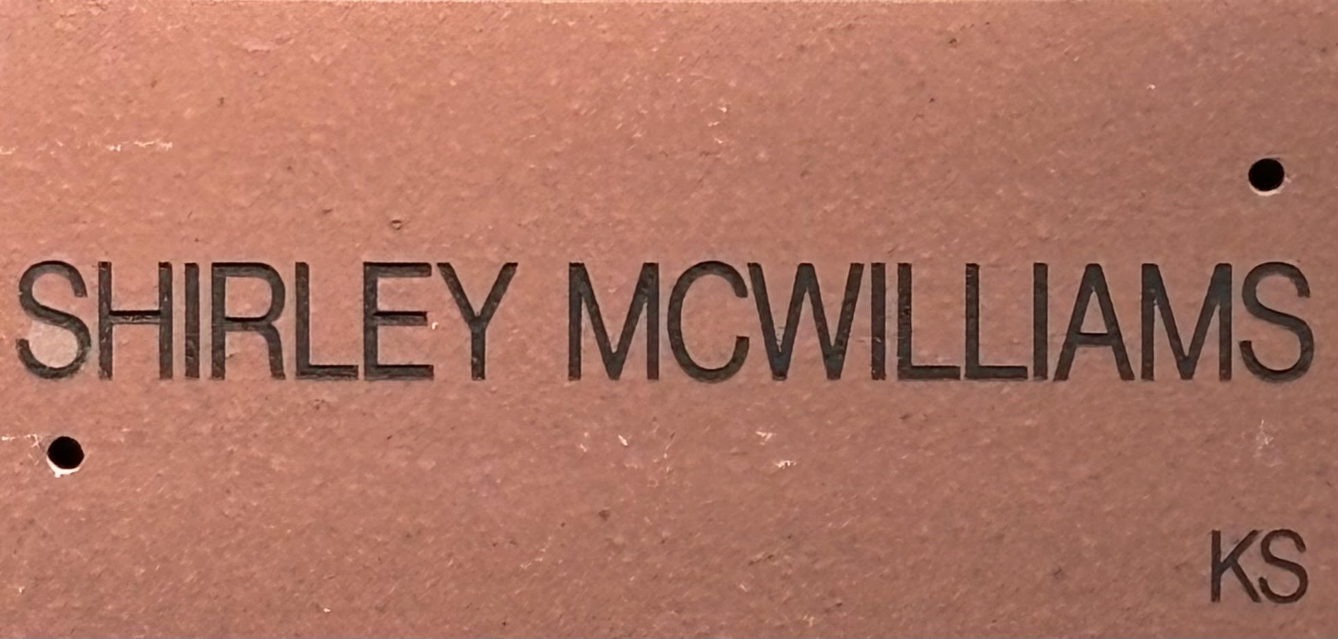 Shirley McWIlliams