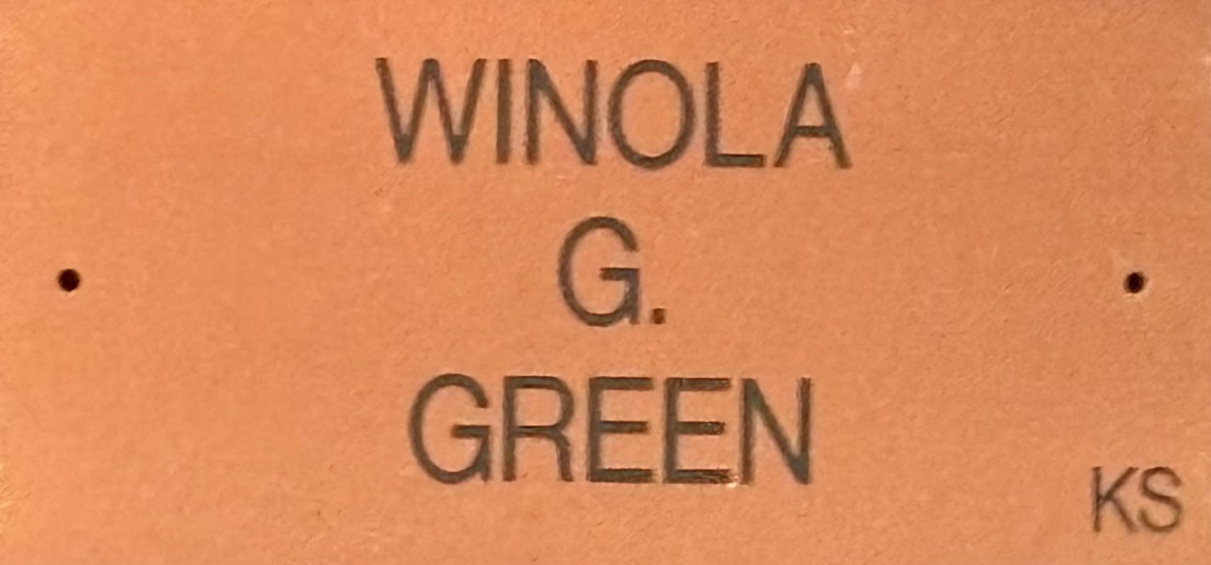 Winola G. Green